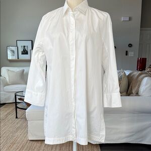 MaxMara White Button-Down Shirt